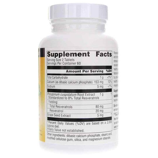 Resveratrol 40 Mg Tablets, SNN